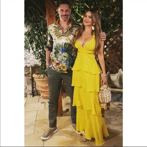 A.L.C. Dresses & Skirts - A.L.C. Lita Tiered Ruffle Yellow Silk Dress